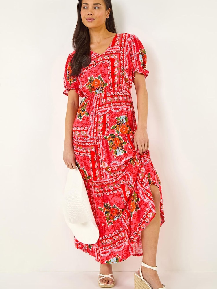 Roman Petite Abstract Dress - Imaginea 1 din 5