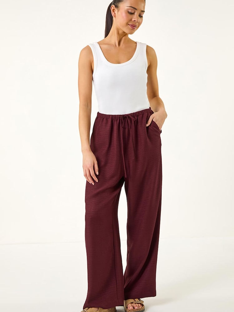 Roman Red Petite Pull On Woven Trousers - Image 1 of 5