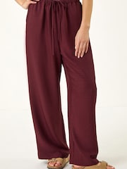 Roman Red Petite Pull On Woven Trousers - Image 4 of 5