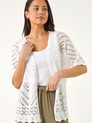 Roman Petite Pointelle-Strickjacke - Bild 4 von 5