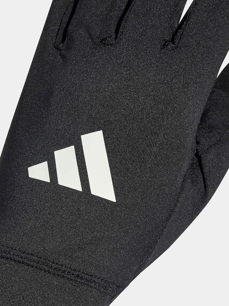 adidas Black Climacool Training Gloves - Image 3 of 3 adidas Black Climacool Training Gloves - Image 3 of 3