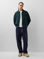 Gap x Awake NY Green Twill Polka Dot Big Shirt - Image 3 of 5