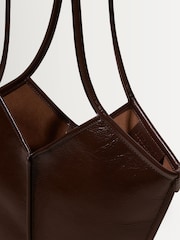 Hereu Studio Dark Brown Calella S Shoulder Bag - Image 4 of 6