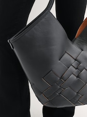 Hereu Studio Black Coloma Leather Bag - Image 3 of 7