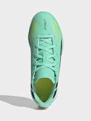 adidas Green F50 Club Turf Football Boots - Image 6 of 9