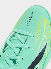 adidas Green F50 Club Turf Football Boots - Image 8 of 9