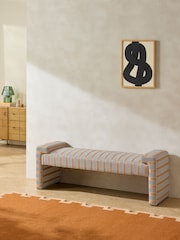 MADE.COM Sirio Blue Brixton Bench - Image 1 of 3