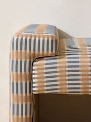 MADE.COM Sirio Blue Brixton Bench - Image 2 of 3