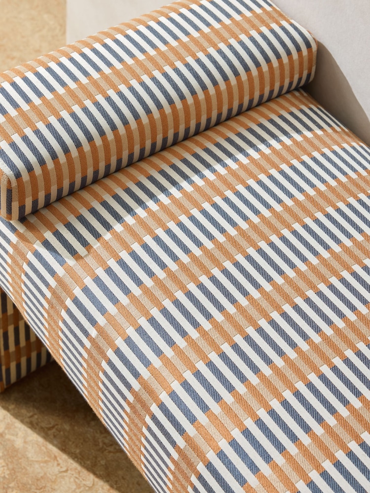 MADE.COM Sirio Blue Brixton Bench - Image 3 of 3 MADE.COM Sirio Blue Brixton Bench - Image 3 of 3