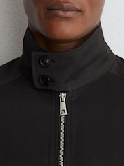Atelier Cotton Blend Harrington Brown Jacket - Image 3 of 9