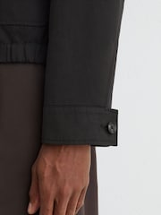 Atelier Cotton Blend Harrington Brown Jacket - Image 5 of 9