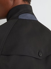 Atelier Cotton Blend Harrington Brown Jacket - Image 8 of 9