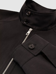 Atelier Cotton Blend Harrington Brown Jacket - Image 9 of 9
