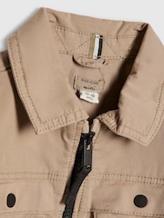 River Island Natural Tech Shacket - Image 3 of 4