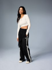 adidas Originals Black Lace 2 in1 Firebird Loose Trousers - Image 2 of 9