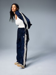 adidas Originals Navy Lace 2 in1 Firebird Loose Trousers - Image 3 of 8