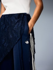 adidas Originals Navy Lace 2 in1 Firebird Loose Trousers - Image 6 of 8
