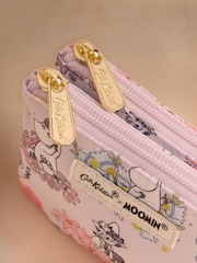 Cath Kidston Light Blue Moomin Flower Clouds Double Zip Purse - Image 2 of 4