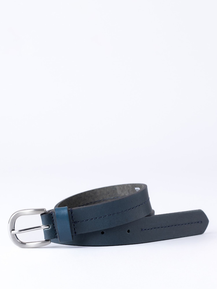 Lakeland Leather Light Blue Kendal Belt - Image 2 of 3