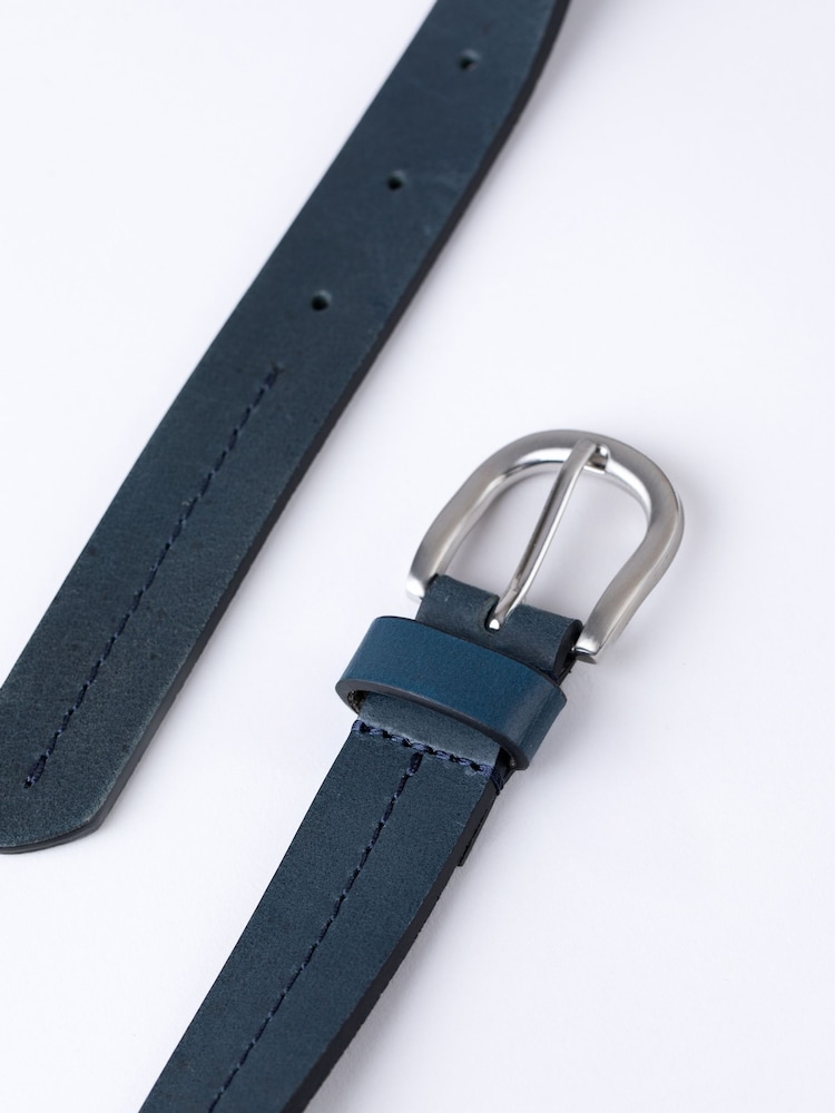 Lakeland Leather Light Blue Kendal Belt - Image 3 of 3