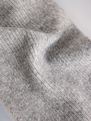 The Set 2 Pack Skinny Neck Scarfs Grey/Chocolate Brown - Image 9 of 9