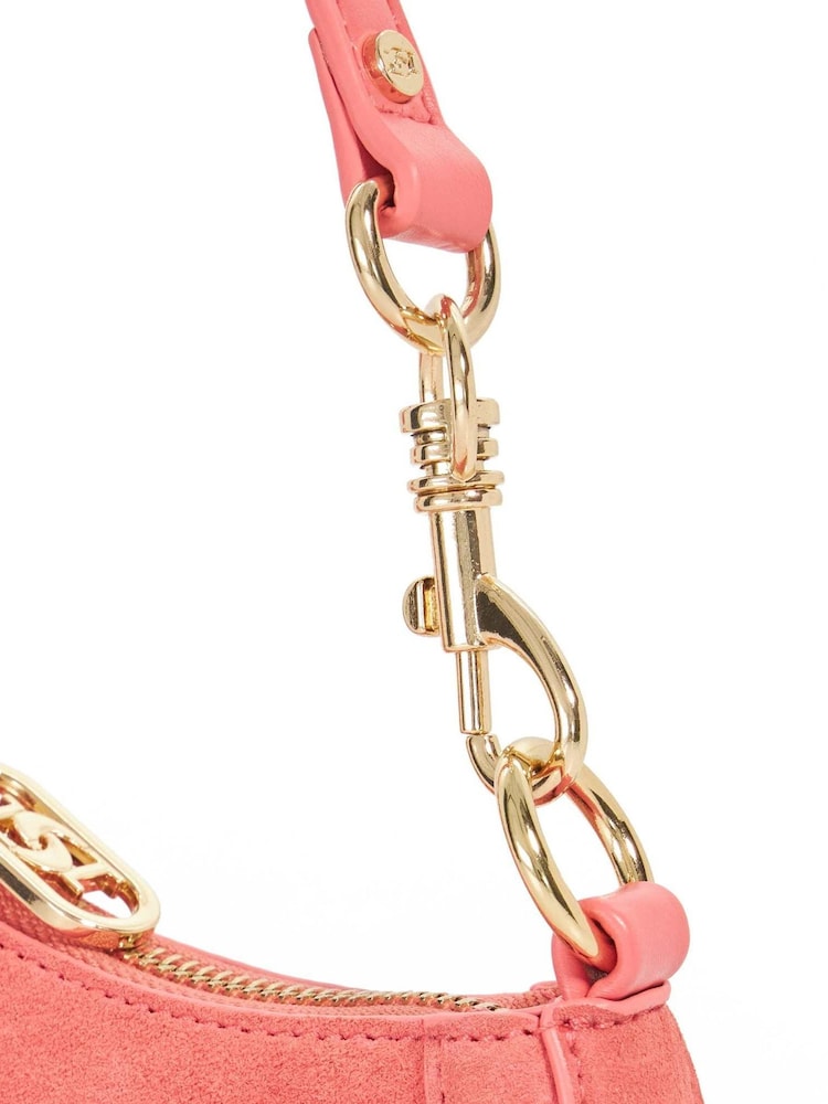 Dune London Pink Supportive Turn Lock Micro Bag - Image 5 of 5 Dune London Pink Supportive Turn Lock Micro Bag - Image 5 of 5