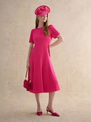 Hobbs Pink Petite Camille Dress - Image 4 of 4