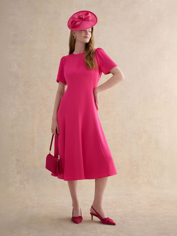 Hobbs Pink Petite Camille Dress - Image 4 of 4
