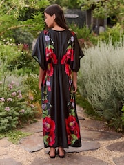 B by Ted Baker Viscose Linen Blend Beach Kaftan Dress - Պատկեր 3 7-ից