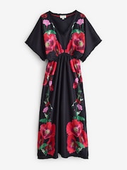 B by Ted Baker Robe caftan de plage en lin Mélange en viscose - Image 8 de 10
