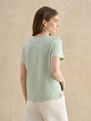Hobbs Green Arianna Slub T-Shirt - Image 2 of 5