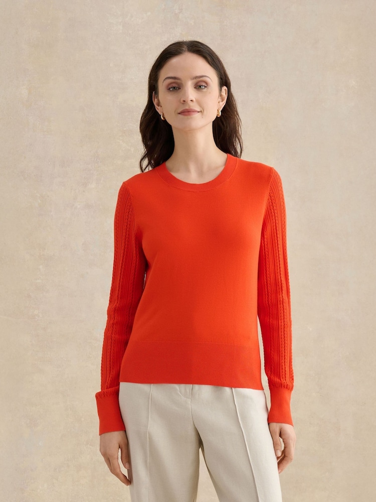 Hobbs Orange Dianna Jumper - Image 1 of 4