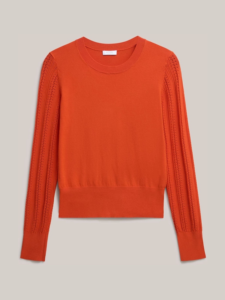 Hobbs Orange Dianna Jumper - Image 4 of 4