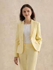 Hobbs Yellow Petite Adalee Jacket - Image 1 of 4