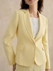 Hobbs Yellow Petite Adalee Jacket - Image 3 of 4