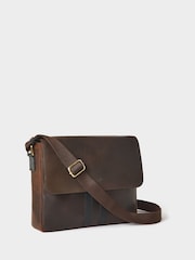 Osprey London Brown The Jenson Leather Satchel - Image 2 of 5