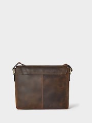 Osprey London Brown The Jenson Leather Satchel - Image 3 of 5