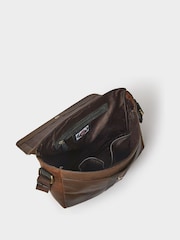 Osprey London Brown The Jenson Leather Satchel - Image 4 of 5