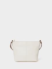 Osprey London Cream The Classic Savanna Leather Crossbody Bag - Image 3 of 5
