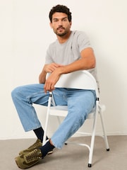 FatFace White 5 Pack Short Sleeve T-Shirts - Image 2 of 8