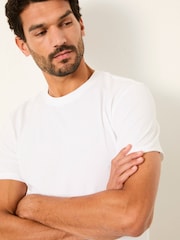FatFace White 5 Pack Short Sleeve T-Shirts - Image 6 of 8