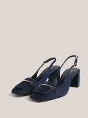 Hobbs Blue Jaida Slingback Shoes - Image 3 of 4