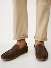 Crew Clothing Brown Suede Drivers Shoes - Image 1 of 4