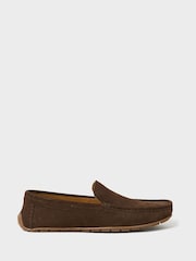 Crew Clothing Brown Suede Drivers Shoes - Image 2 of 4