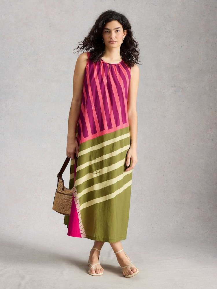 White Stuff Pink Aggie Maxi Dress - Image 1 of 6