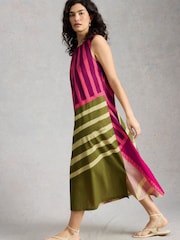 White Stuff Pink Aggie Maxi Dress - Image 3 of 6