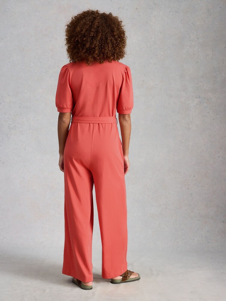 White Stuff Pink Isabella Jersey Jumpsuit - Image 2 of 6