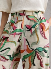 White Stuff Sasha Wide Leg Linen Trousers - 圖片 4/6