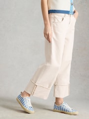 White Stuff Natural Bailey Straight Turn Up Jeans - Image 2 of 6