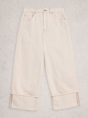 White Stuff Natural Bailey Straight Turn Up Jeans - Image 6 of 6